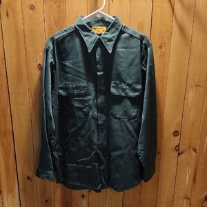 Men's Dark Green Shirt Jacket